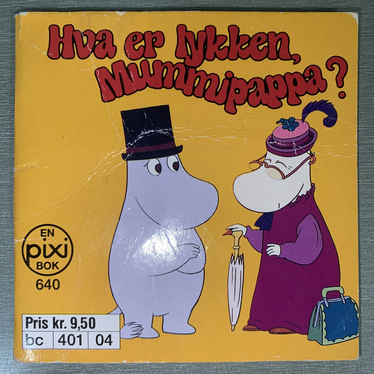 Mummitrollet – Hva er lykken, Mummipappa? Pixi nr. 640. Hefte.