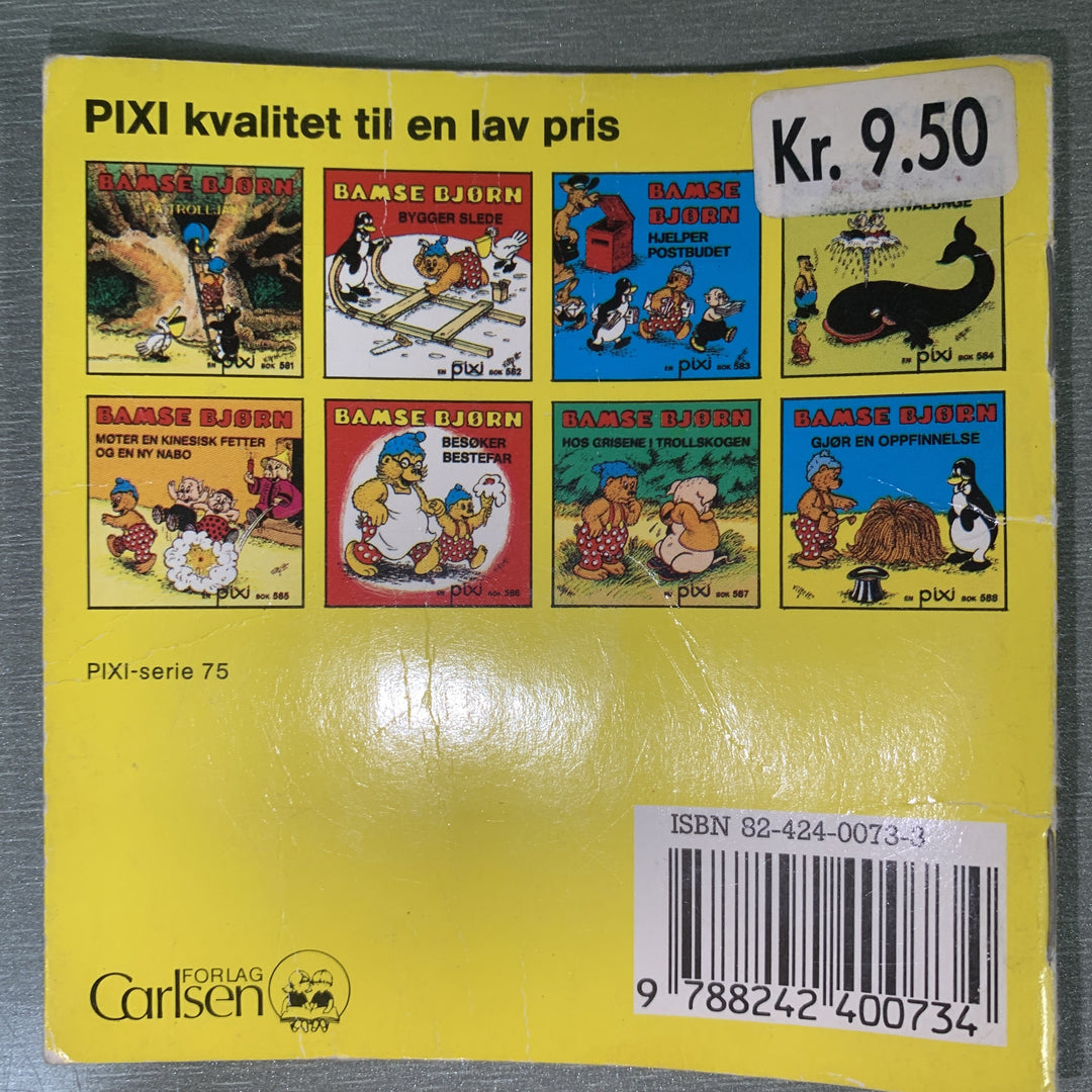 Bamse Bjørn gjør en oppfinnelse. Pixi nr. 588. Hefte.