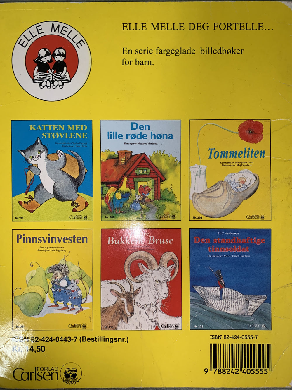 Katten med støvlene. Elle Melle nr. 117. Hefte.