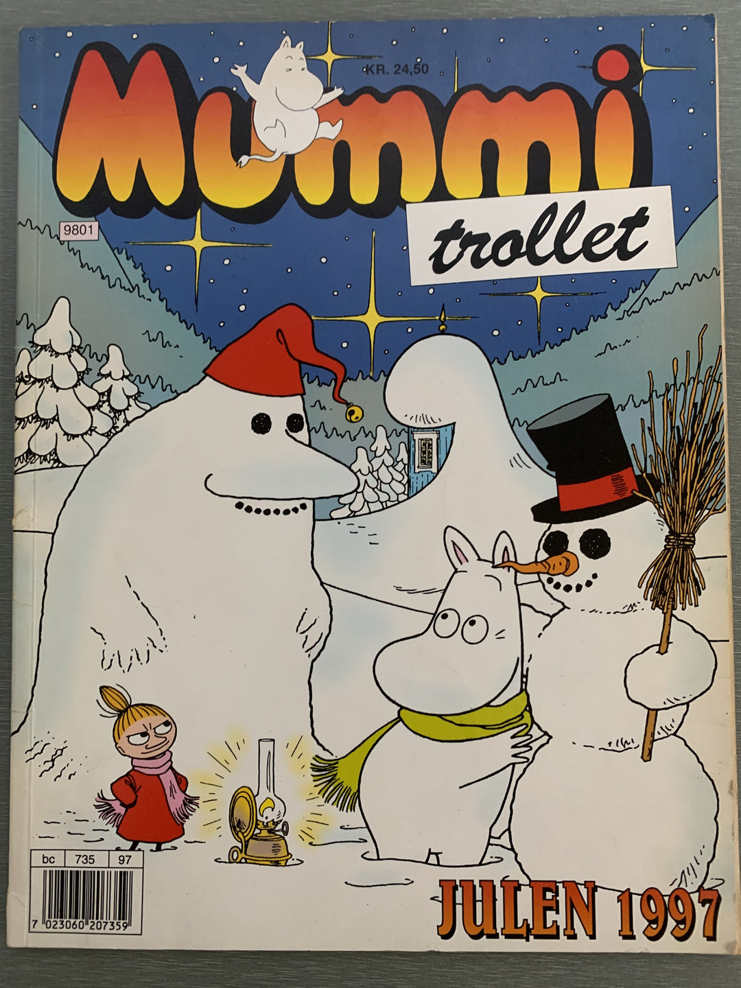 Mummitrollet Julen 1997. Julehefte.