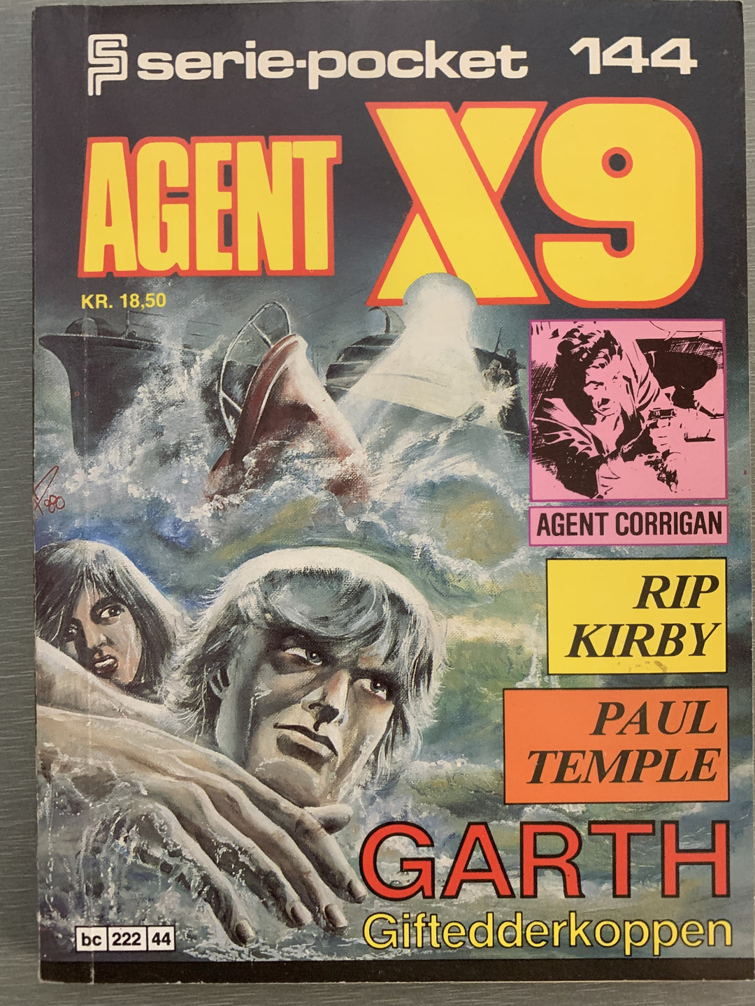 Agent X9 – Serie-pocket nr. 144. Bok.
