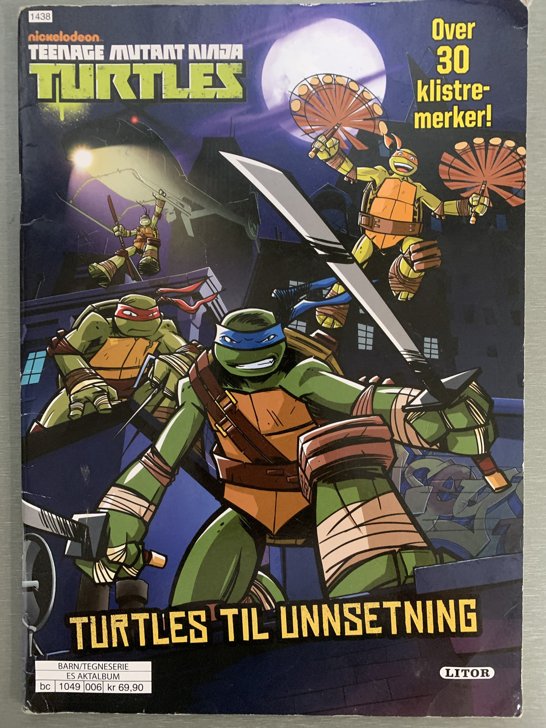 Teenage Mutant Ninja Turtles – Turtles til unnsetning. Aktivitetshefte.