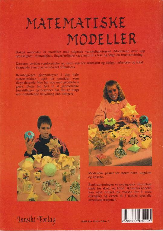 Asle Overholdt. Matematiske modeller. 1990. Hefte.