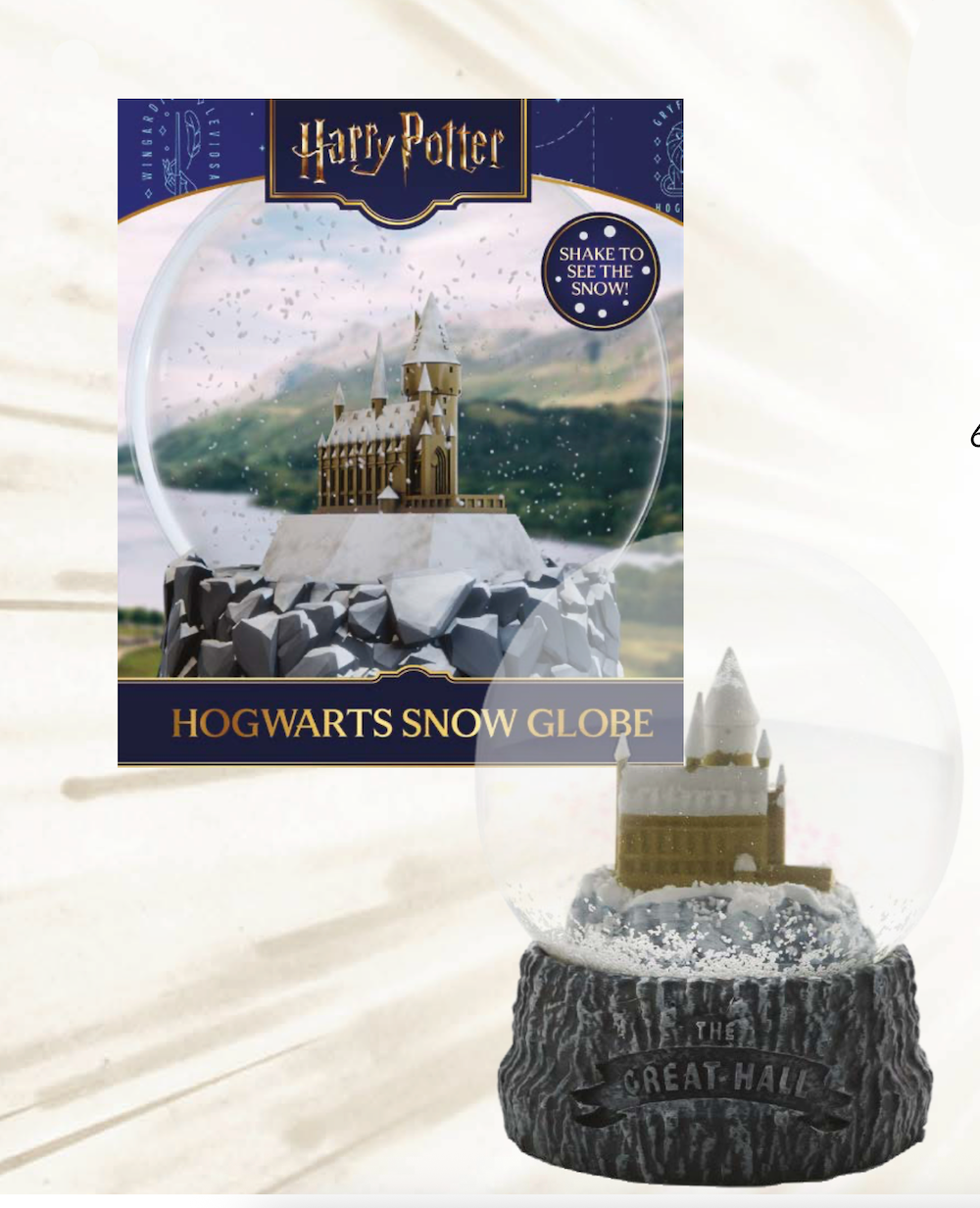 HARRY POTTER - Hogwarts Castle - Snow Globe 12cm