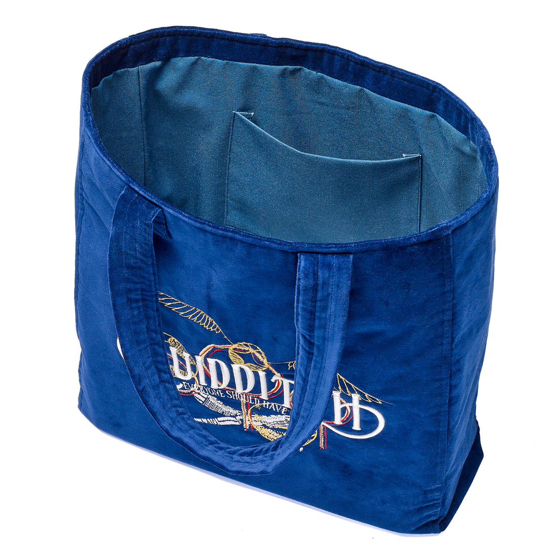 HARRY POTTER - Quidditch - Premium Embroidered Velvet Tote Bag
