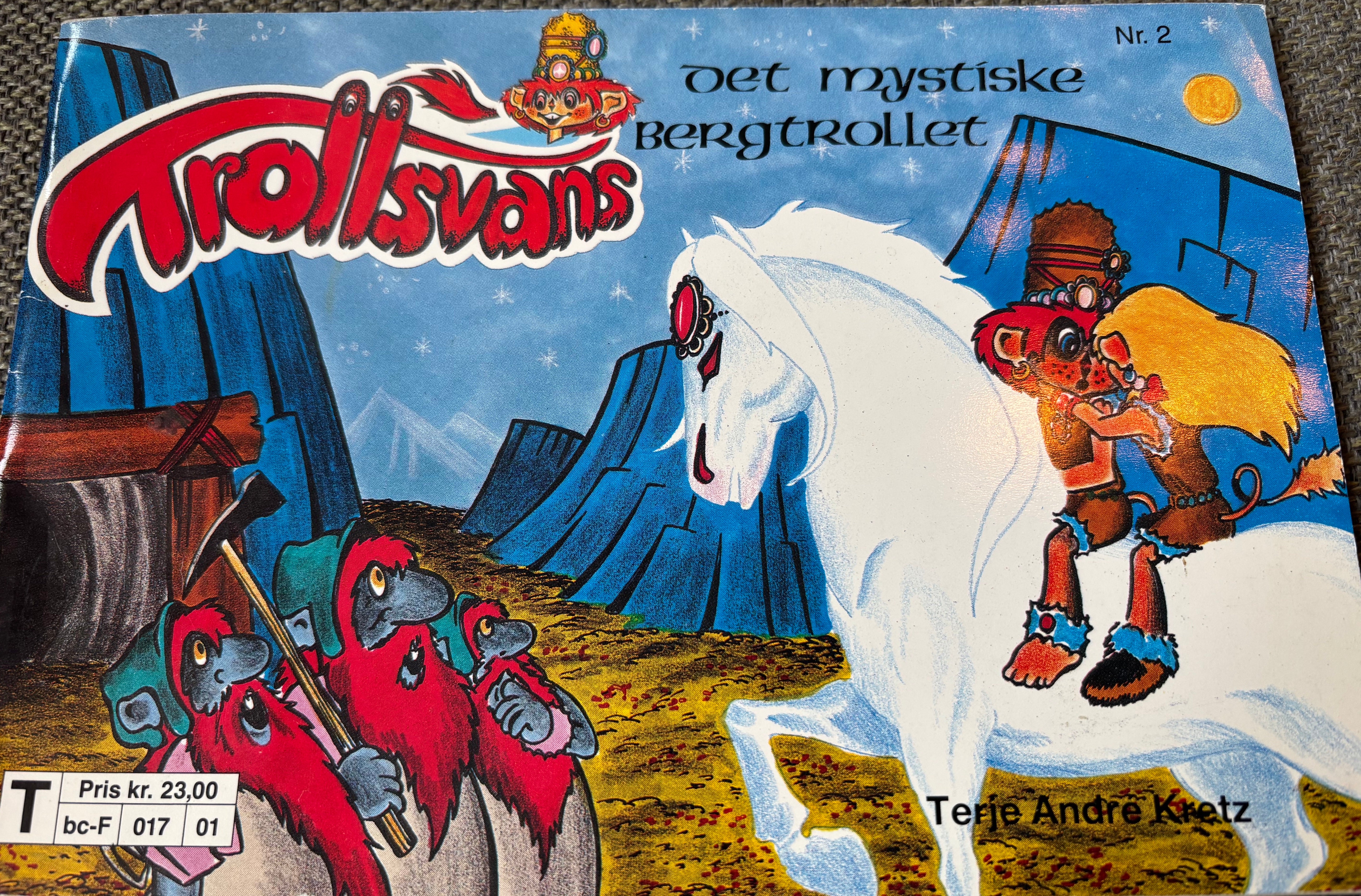 Trollsvans: Det mystiske bergtrollet. Hefte.