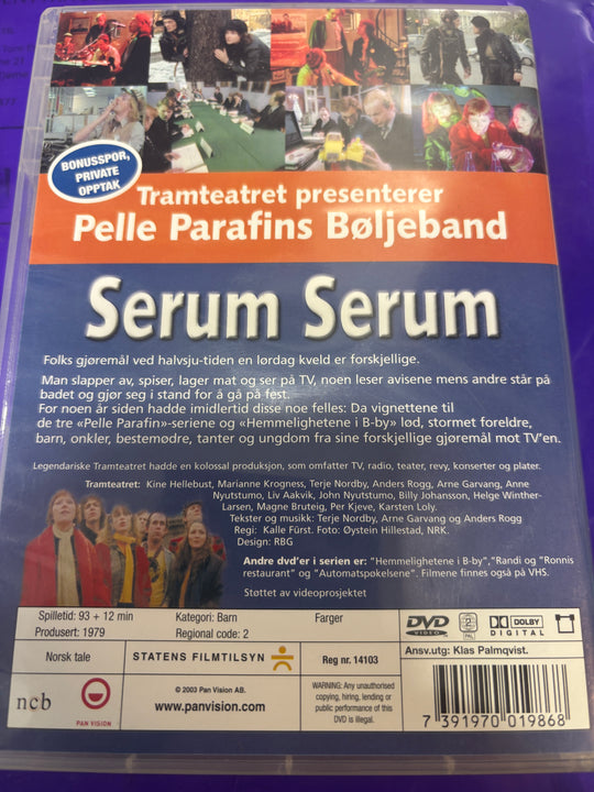 Tramteateret presenterer Pelle Parafins Bøljeband. Vol. 1. Serum Serum (NRK). DVD.