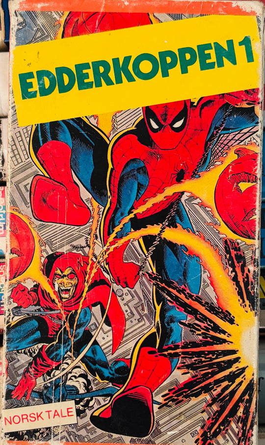 Download / Stream: Edderkoppen. Vol. 1. 1985. VHS Slipcase. Norwegian dubbing.