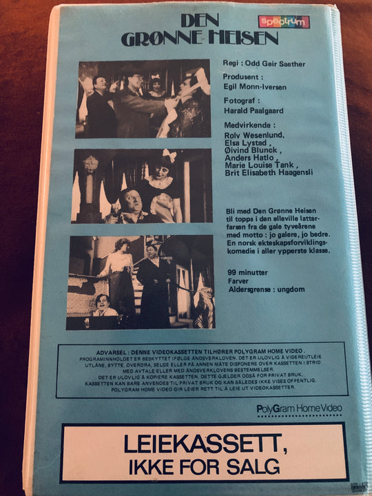 Den grønne heisen. Video 2000.