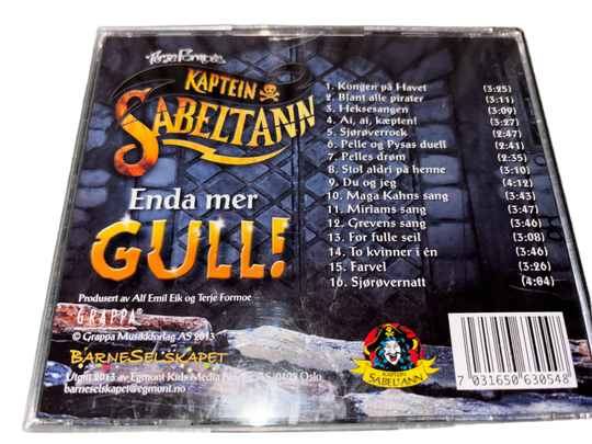 Terje Formoe – Kaptein Sabeltann – Enda mer gull! CD.