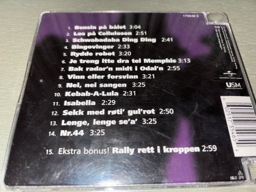 Vazelina Bilopphøggers – Musikk tel arbe'. 1984. Signert CD.