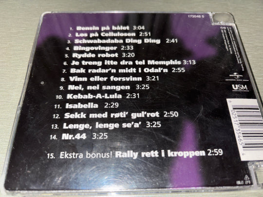 Vazelina Bilopphøggers – Musikk tel arbe'. 1984. Signert CD.