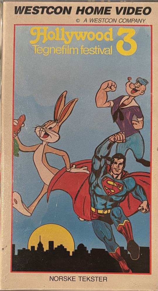 Download / Stream: Hollywood Tegnefilm festival. Vol. 3. VHS slipcase. Norwegian subtitles.