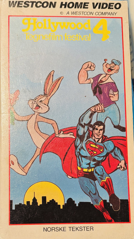 Download / Stream: Hollywood Tegnefilm festival. Vol. 4. VHS slipcase. Norwegian subtitles.