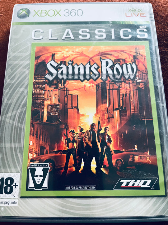 Saints Row (Classics). Xbox 360.