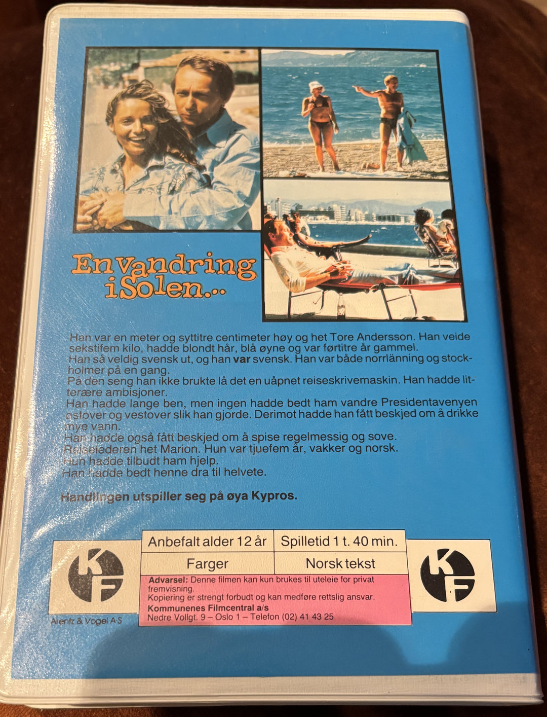 En vandring i solen... (med Inger-Lise Rypdal). BETA-film.
