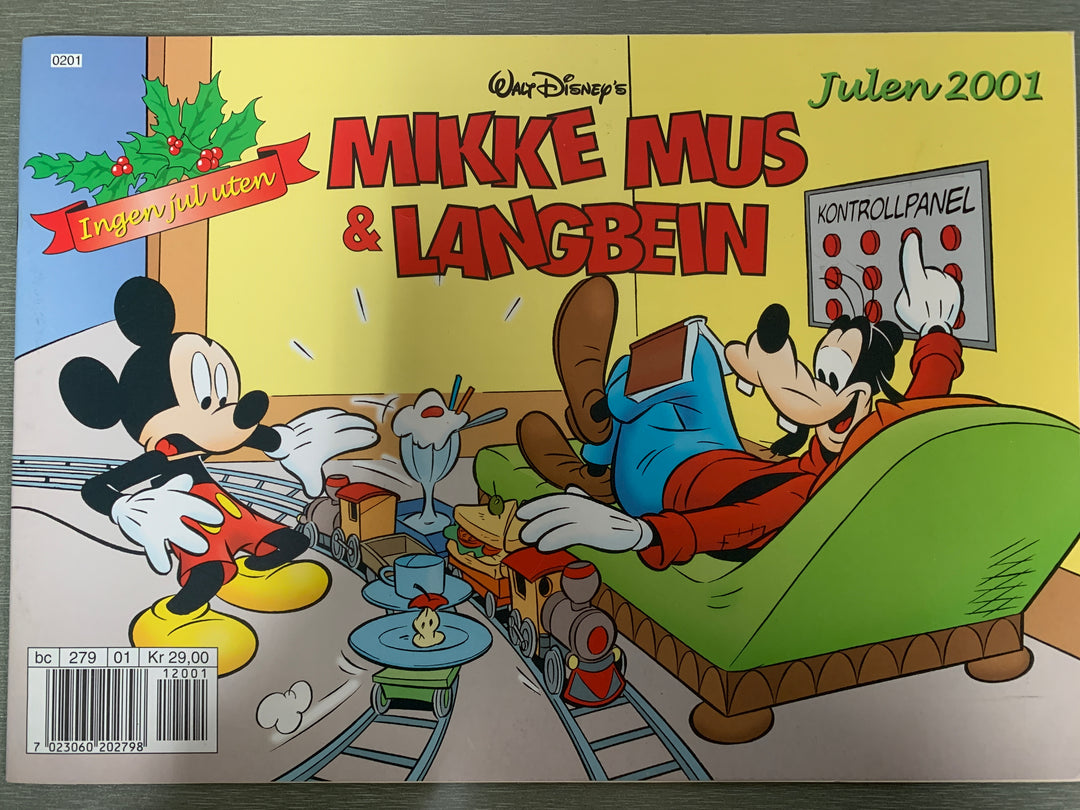 Mikke Mus & Langbein. 2001. Julehefte.