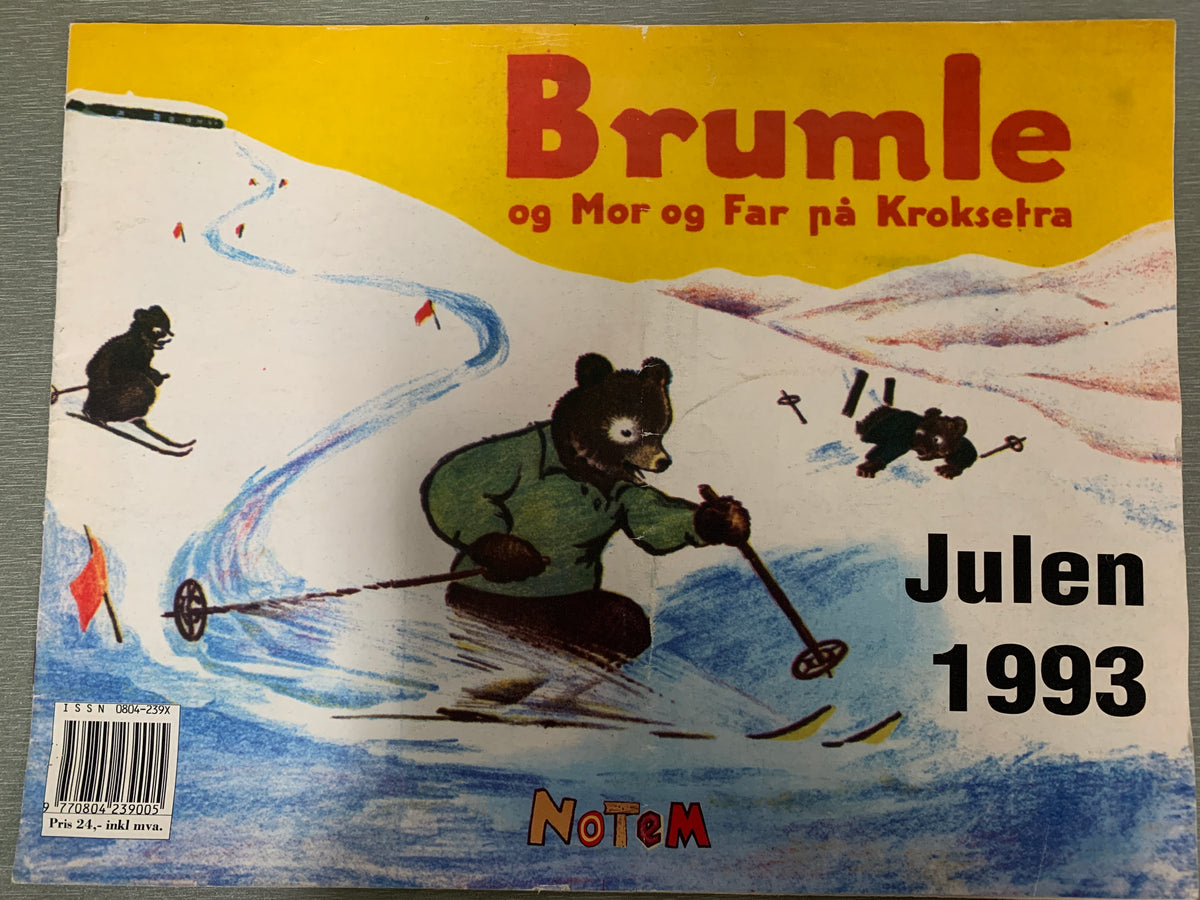 Brumle og Mor og Far på Kroksetra. 1993. Julehefte.