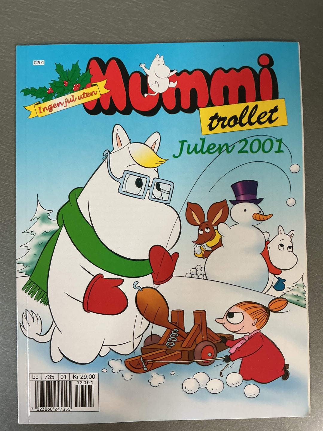 Mummitrollet. 2001. Julehefte.