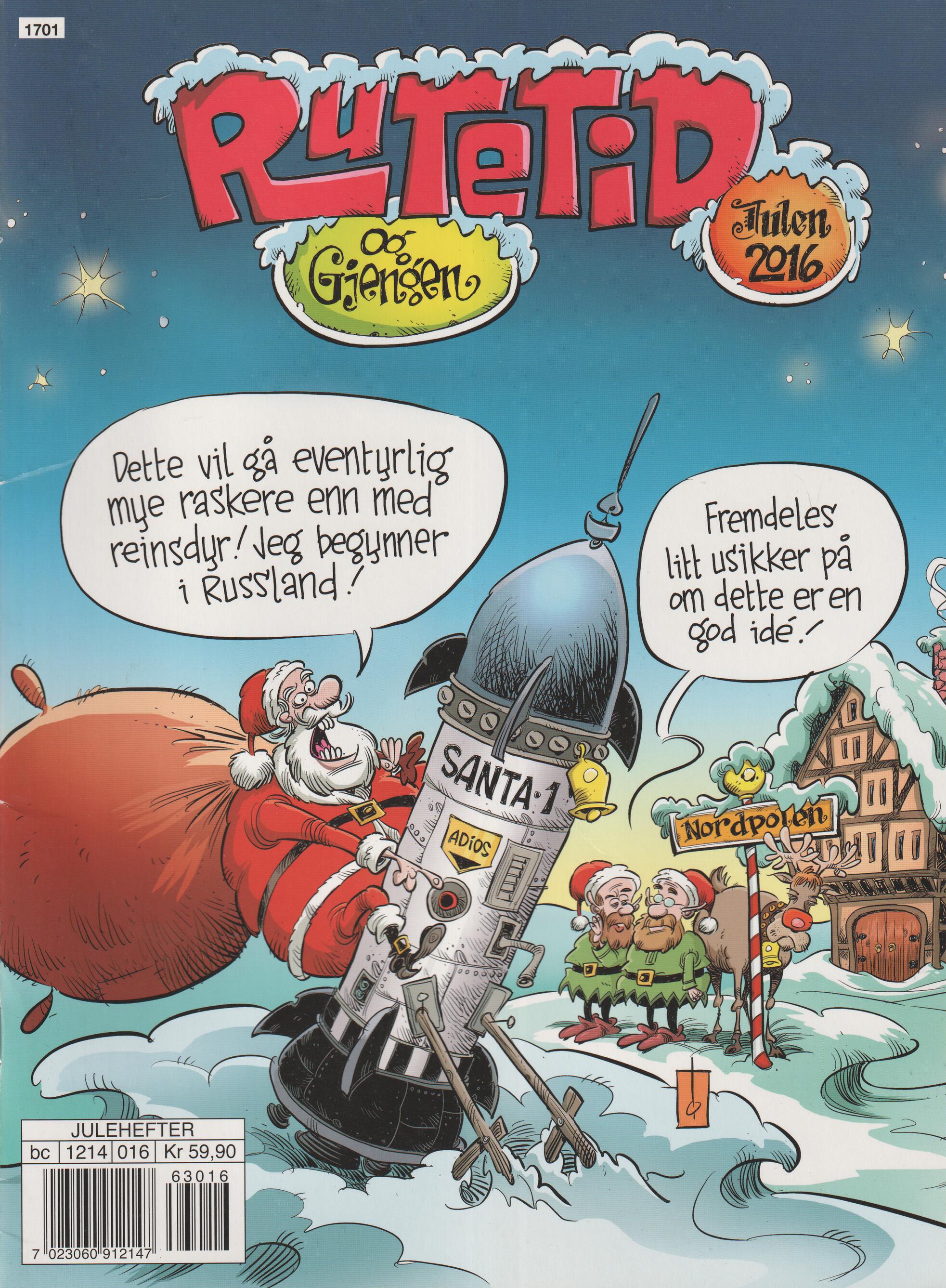 Rutetid og Gjengen. 2016. Julehefte