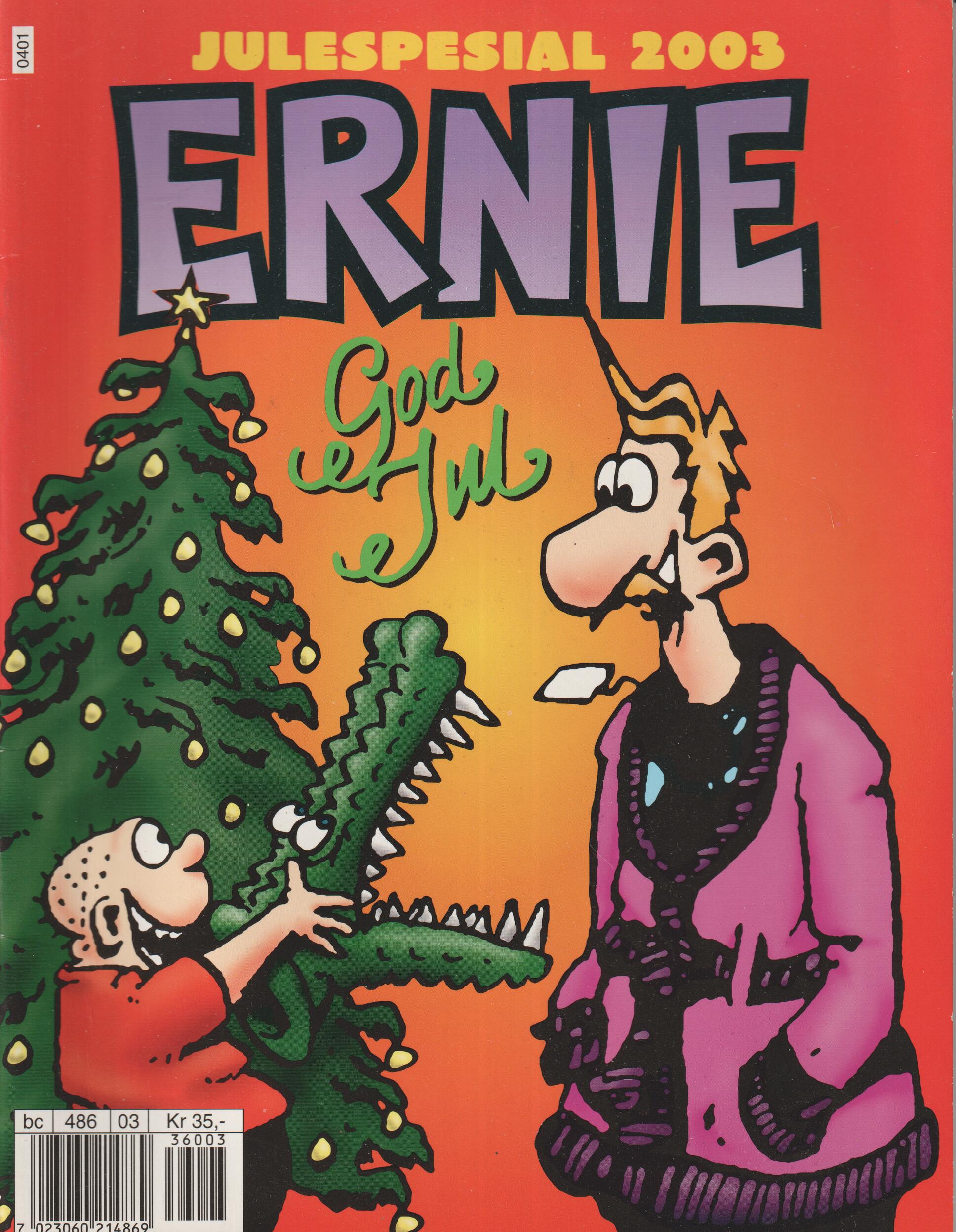 Ernie Julespesial 2003. Julehefte.