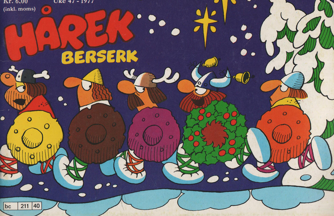 Hårek Berserk 1977. Julehefte.