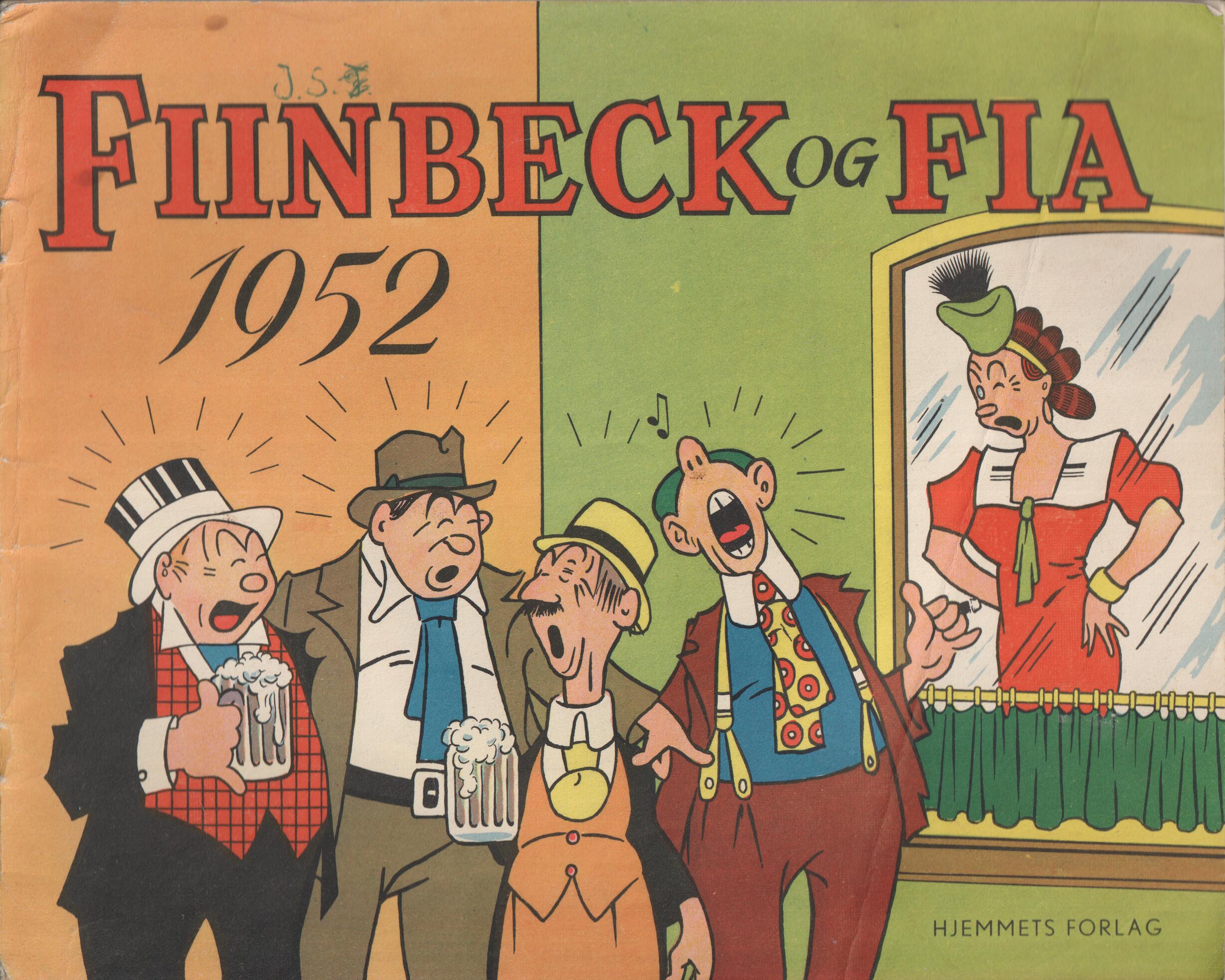 Fiinbeck og Fia 1952. Julehefte.