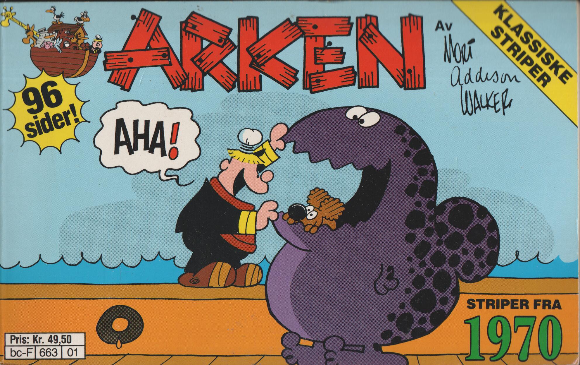 Arken Klassiske Striper 1970. Julehefte.