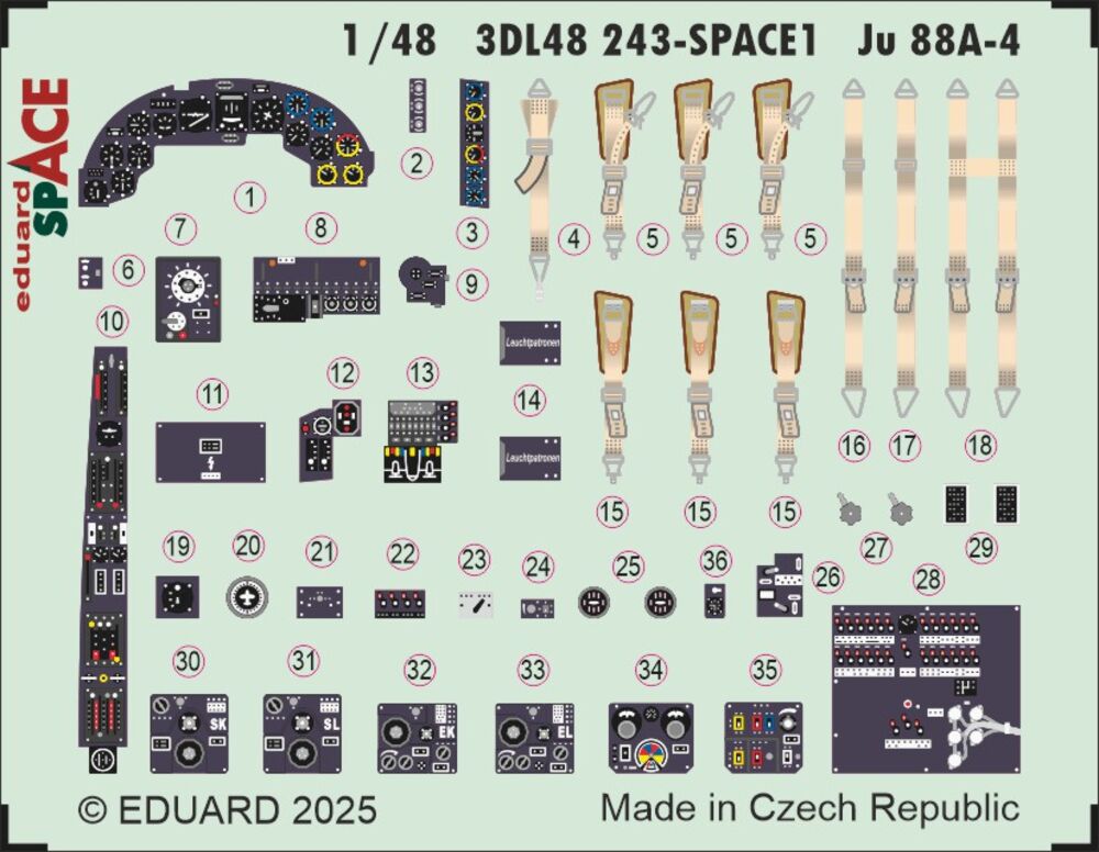 Ju 88A-4 SPACE  EDUARD / ICM
