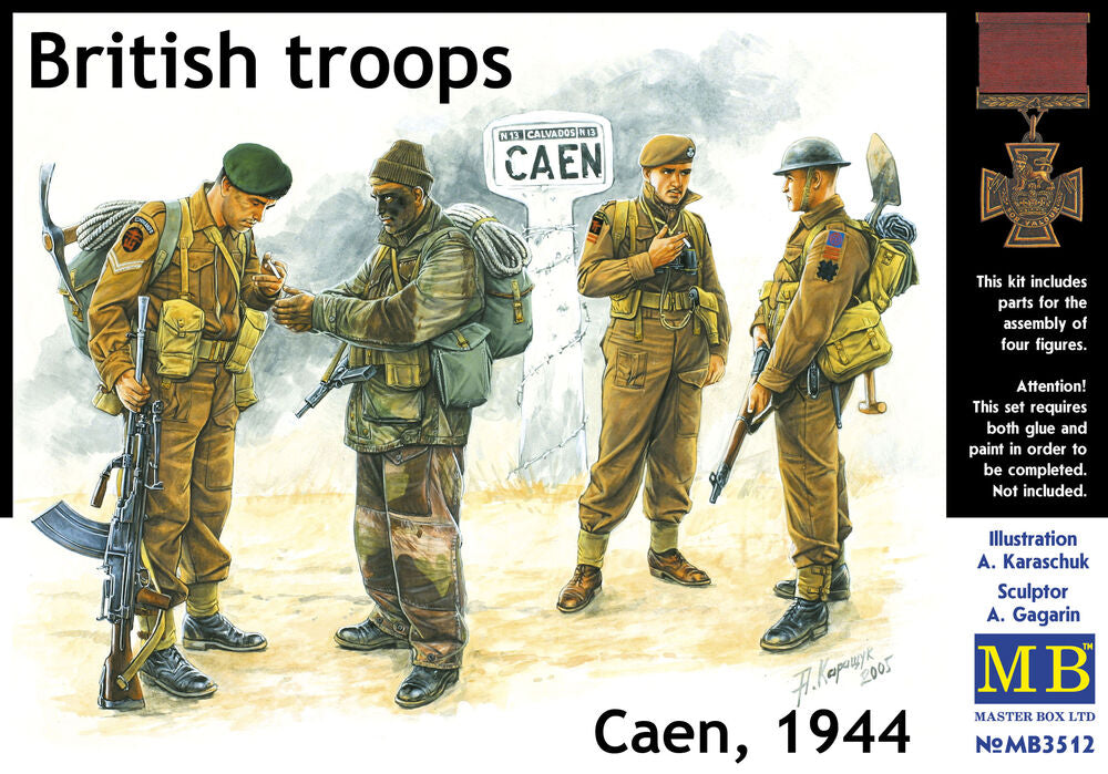 Britische Truppen Caen 1944