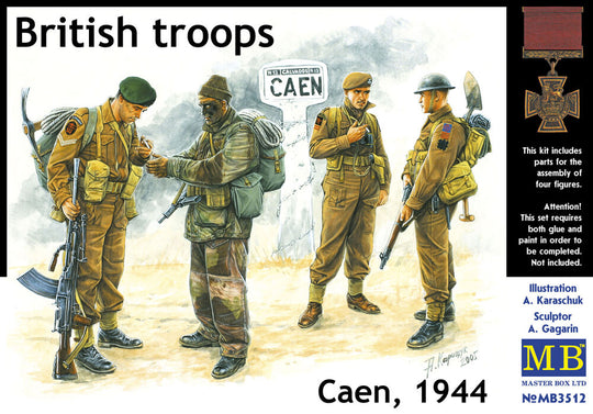 Britische Truppen Caen 1944