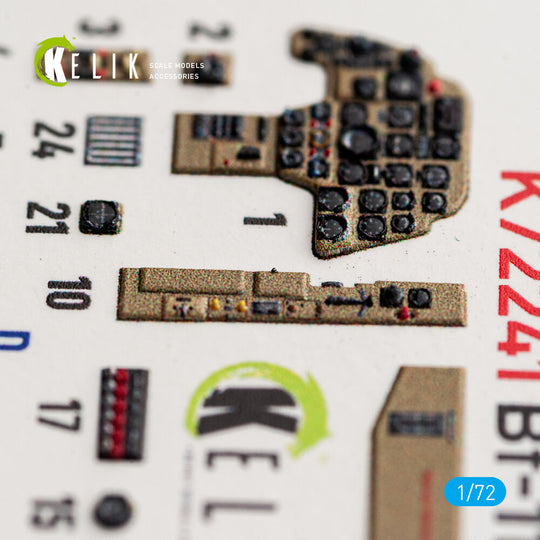 Bf-110C Early - interior 3D decals for Eduard