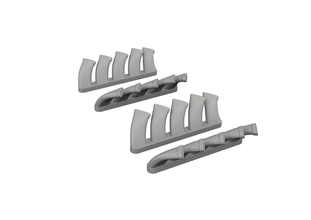 Mosquito exhaust stacks PRINT  TAMIYA