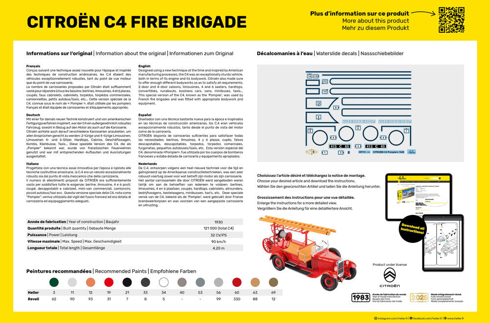 STARTER KIT Citroen C4 Fire Brigade