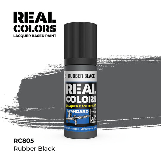 Real Colors: Rubber Black 17 ml.