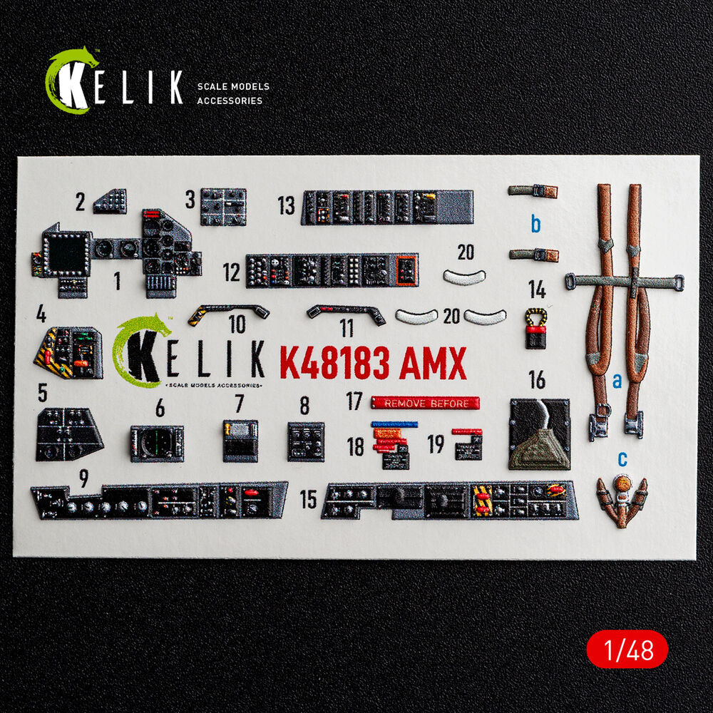 AMX - interior 3D decals for Hobby Boss