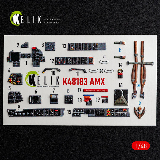 AMX - interior 3D decals for Hobby Boss
