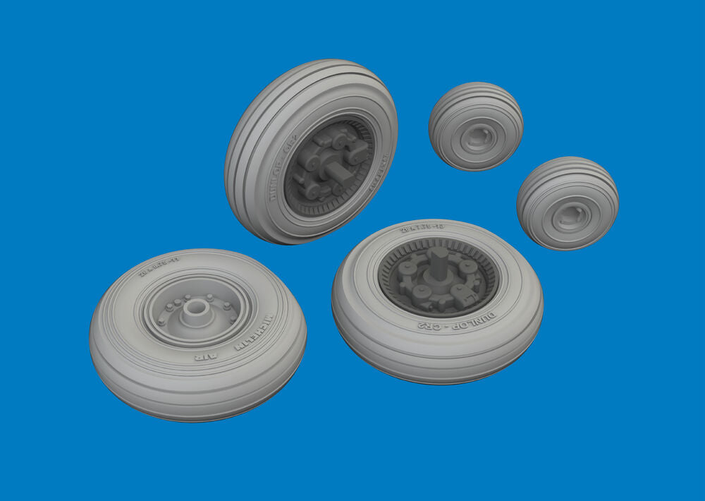 Harrier wheels for Uma Models