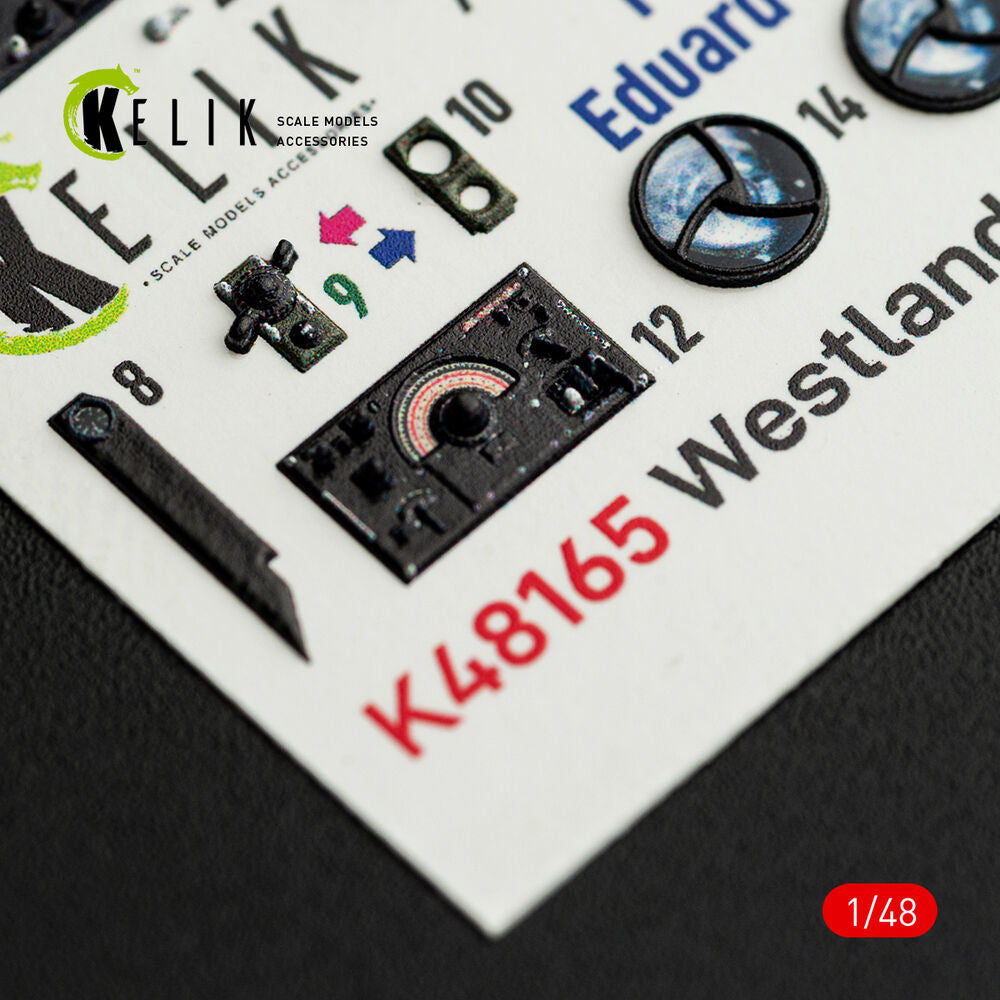 Westland Lysander Mk.III - interior 3D decals for Eduard kit