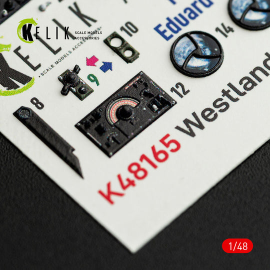Westland Lysander Mk.III - interior 3D decals for Eduard kit