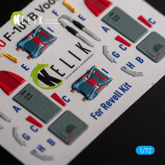 F-101 Voodoo - interior 3D decals for Revell kit