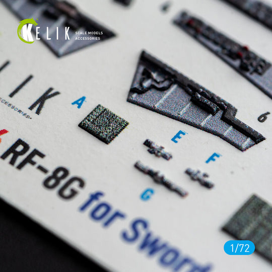 RF-8G - interior 3D decals for Sword