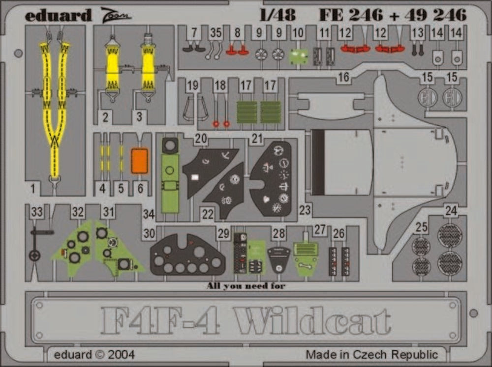 F4F-4 Wildcat für Tamiya Bausatz