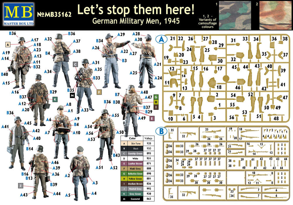 Let´s stop them here" German military me