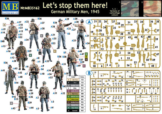Let´s stop them here" German military me