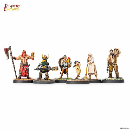 Dungeons & Lasers Miniatures: NPC MINIATURE PACK