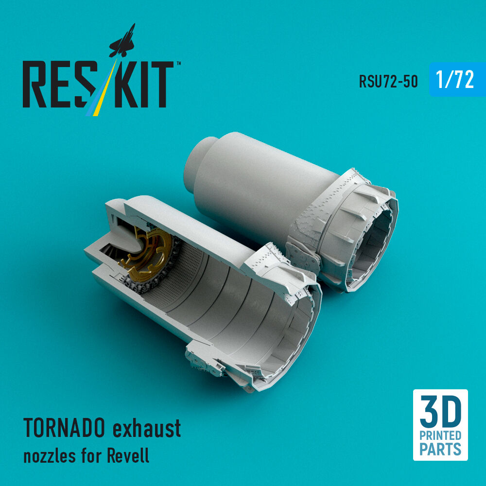 TORNADO exhaust nozzles for Revell kit (3D Printed)