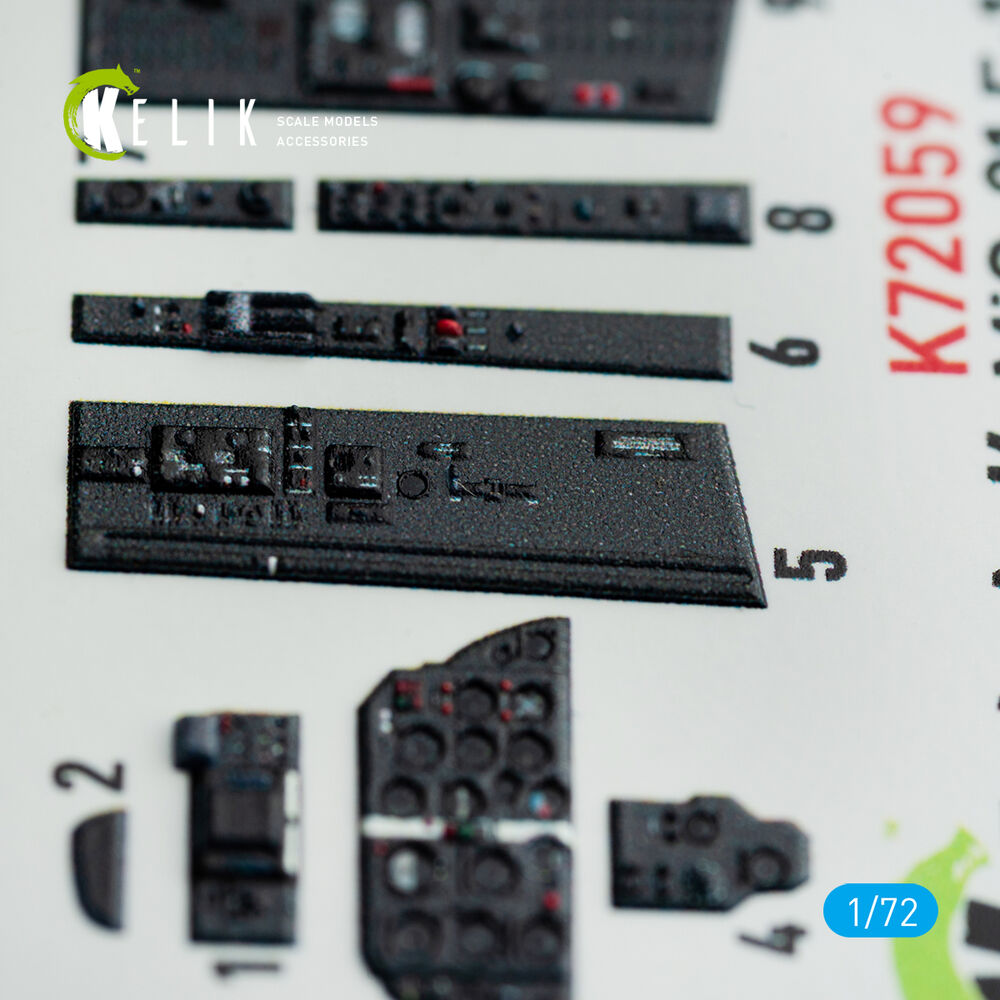 MiG-21 F-13  interior 3D decals for Revell kit
