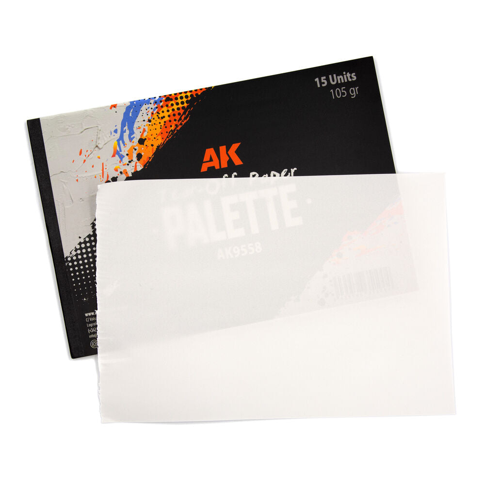 TEAR-OFF PAPER PALETTE 15 SHEETS