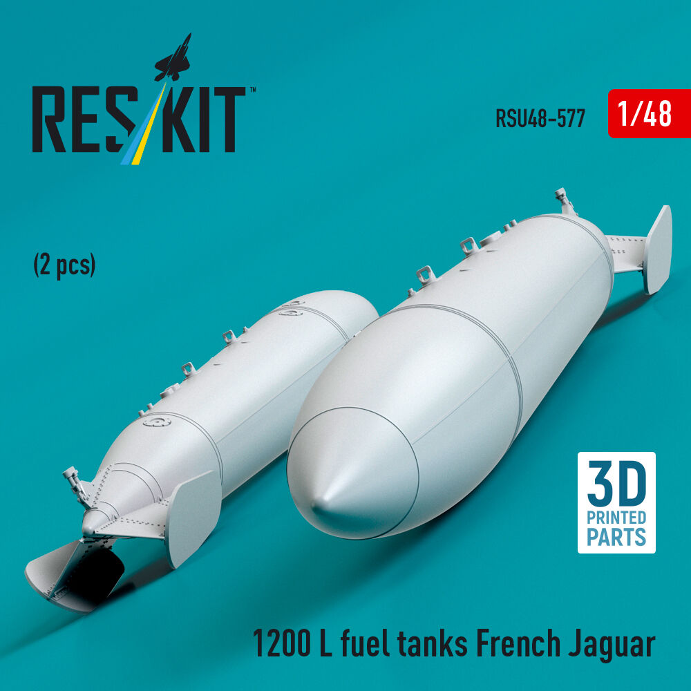 1200 L fuel tanks French Jaguar (2 pcs) (3D Printed)